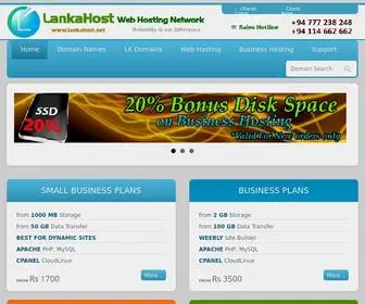 Lankahost.lk(Sri Lanka Web Hosting) Screenshot