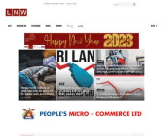 Lankanewsweb.net(Lanka News Web (LNW)) Screenshot