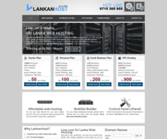 Lankanhost.com(Sri Lanka Web hosting company which) Screenshot