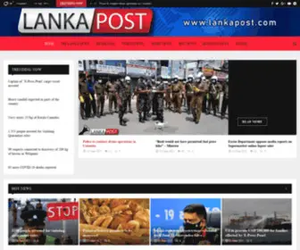 Lankapost.com(Lanka Post) Screenshot