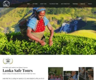 Lankasafetours.com(Sri Lanka Tour Packages) Screenshot