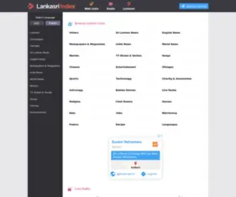 Lankasripage.com(Lankasri Useful External Links) Screenshot