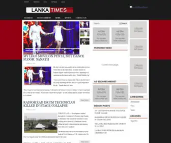 Lankatimes.com(Lanka Times) Screenshot