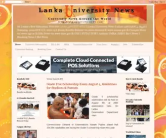 Lankauniversity-News.com(Sri) Screenshot