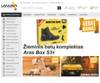 Lankava.lt(Statybinės medžiagos internetu) Screenshot