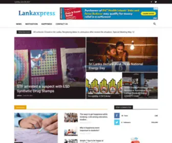 Lankaxpress.com(Lanka X Press) Screenshot