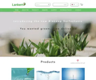 Lankem.com(Lankem Surfactants) Screenshot