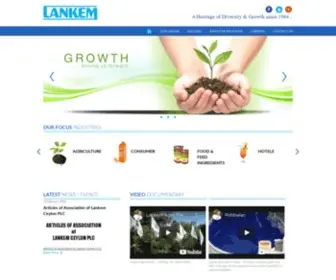 Lankem.lk(Lankem Ceylon PLC) Screenshot