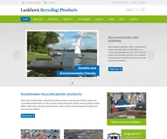 Lankhorst-Recycling.com(Sustainable recycled plastic products) Screenshot