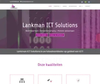 Lankmanict.nl(Lankman ICT Solutions) Screenshot