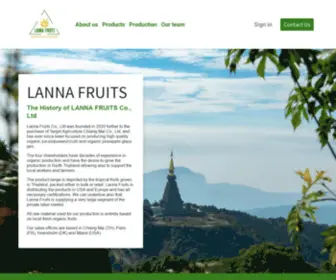 Lannafruits.com(Lanna Fruits) Screenshot