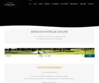 Lannalodge.se(Lannalodge Golf Resort) Screenshot