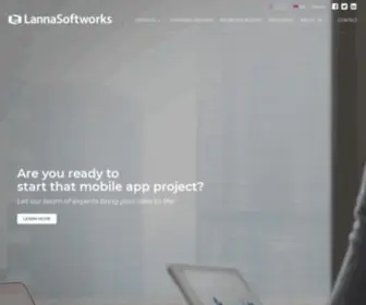 Lannasoftworks.com(Software & Mobile App Development in Chiang Mai Thailand) Screenshot