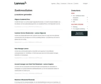 Lannoo-Jobs.be(Lannoo Jobs) Screenshot