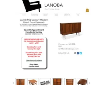 Lanobadesign.com(Danish Mid Century Modernth st.Jersey City) Screenshot