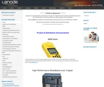 Lanode.com(Network Solutions you can depend on) Screenshot