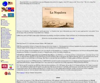 Lanopalera.org(La Nopalera) Screenshot