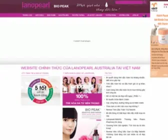 Lanopearl.com.vn(Làm đẹp da) Screenshot