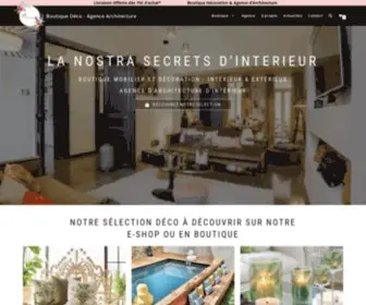 Lanostradeco.fr(Showroom) Screenshot