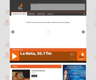 Lanota957FM.com(La Nota 95.7 FM) Screenshot