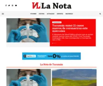 Lanotatucuman.com(La Nota) Screenshot