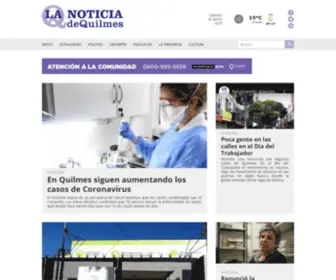 Lanoticiadequilmes.com.ar(La Noticia de Quilmes) Screenshot