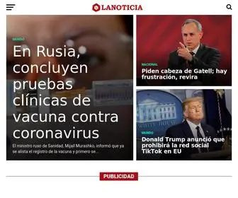 Lanoticiaregional.com.mx(Noticias de Chihuahua) Screenshot