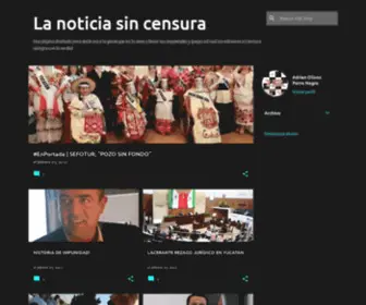 Lanoticiasincensura.com(La noticia sin censura) Screenshot