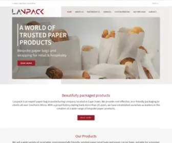 Lanpack.co.za(Home) Screenshot