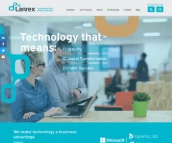 Lanrex.com.au(Experts in Technology for Business) Screenshot