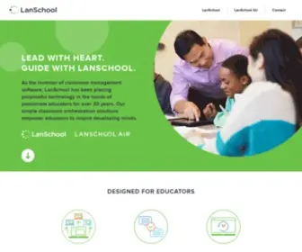 Lanschool.com(LanSchool Teaching and Classroom Management Software For K) Screenshot