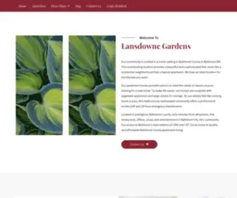 Lansdowneapts.com(Lansdowne Gardens) Screenshot