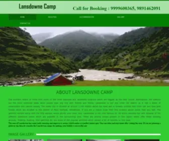 Lansdownecamp.in(Lansdowne Camps) Screenshot