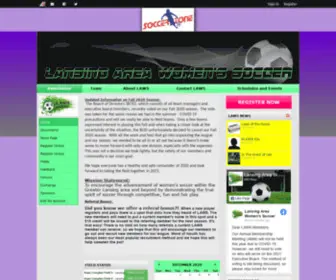 Lansingareawomenssoccer.com(Lansing Area Womens Soccer) Screenshot