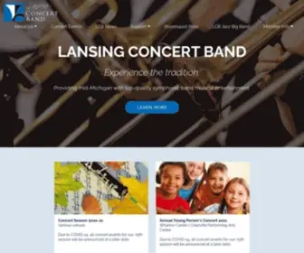 Lansingconcertband.org(Lansingconcertband) Screenshot