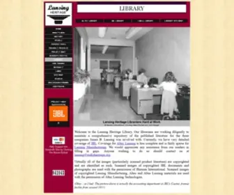 Lansingheritage.org(LIBRARY) Screenshot