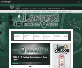 Lansinghockeyclub.com(Lansing Hockey Club) Screenshot