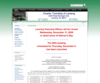 Lansingtownship.org(Lansing Township) Screenshot