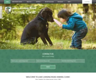 LansingVetclinic.com(Lake Lansing Road Animal Clinic) Screenshot