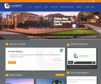 Lanskey.com.au(Lanskey Constructions) Screenshot