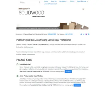 Lantai-Kayu.co.id(LANTAI KAYU HARGA PABRIK PLUS JASA PASANG BERGARANSI) Screenshot