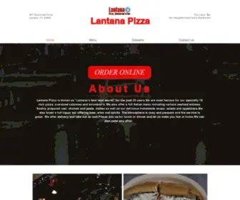 Lantanapizza.com(Family owned) Screenshot