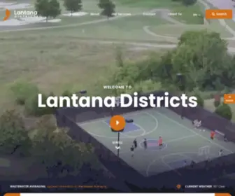 Lantanatx.org(Lantana Districts) Screenshot