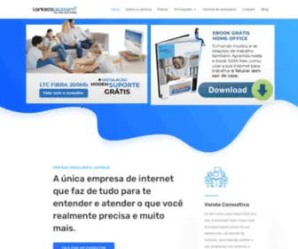 Lantecatelecom.com.br(Fibra Óptica em Caldas Novas) Screenshot