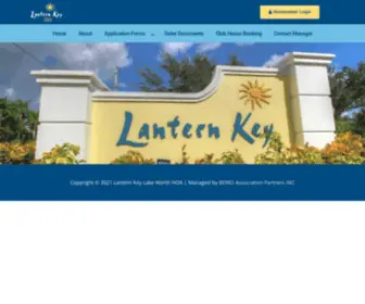 Lanternkeyhoa.com(Lantern Key Lake Worth HOA) Screenshot