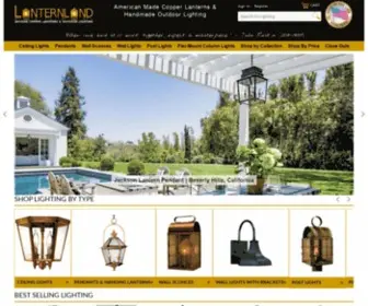 Lanternland.com(American Made Copper Lanterns & Handmade Outdoor Lighting) Screenshot