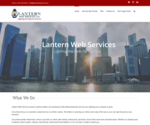 Lanternwebservices.com(Lantern Web Services) Screenshot