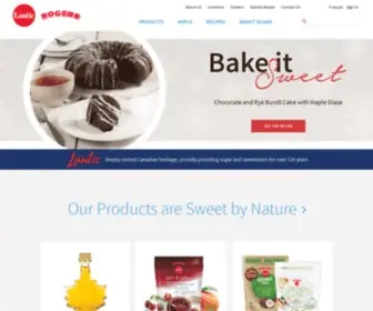 Lanticrogers.com(Sugar Recipes & Products) Screenshot