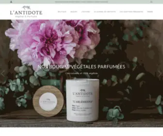 Lantidotebougies.com(L'Antidote) Screenshot