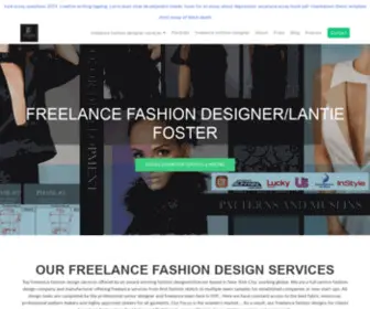 Lantiefoster.com(Freelance fashion designer nyc) Screenshot